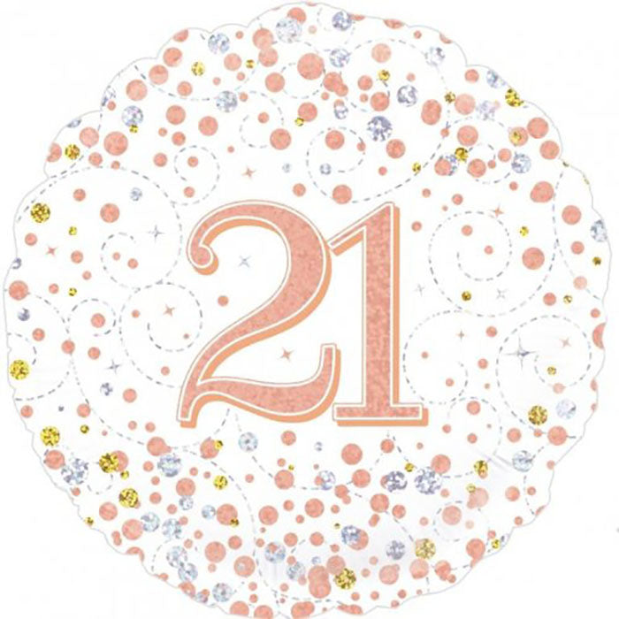 Rose Gold Birthday Foils
