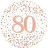 Rose Gold 18" Foil Balloons - Happy Birthday & Milestone Numbers