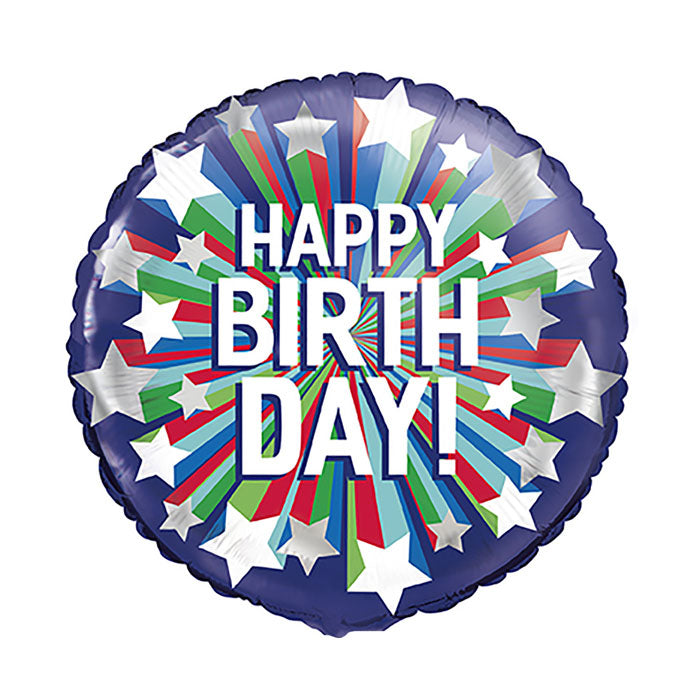 Blue Happy Birthday Foil | The French Kitchen Castle Hill