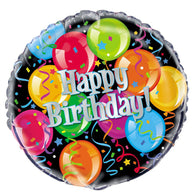 Happy Birthday Balloons and Streamers | Foil Balloon