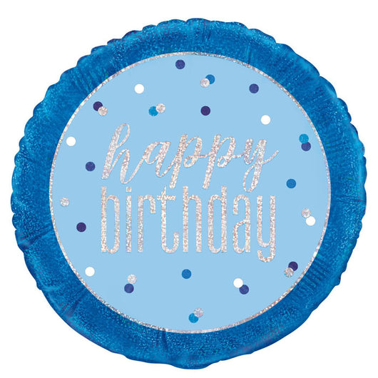 Happy Birthday Blue | Foil Balloon