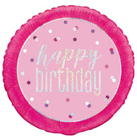 Happy Birthday Pink | Foil Balloon