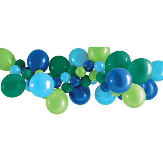 Blue & Green Balloon Garland Kit | The French Kitchen Castle Hill