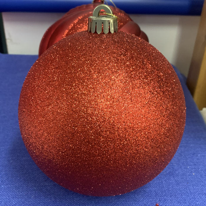 Jumbo Red Baubles | The French Kitchen Castle Hill