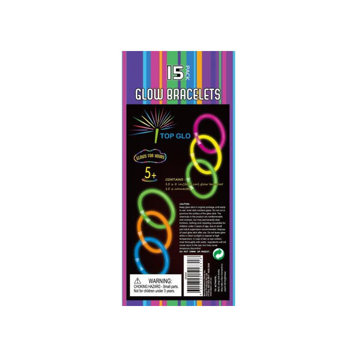 Party Glow Bracelets | 15 pack