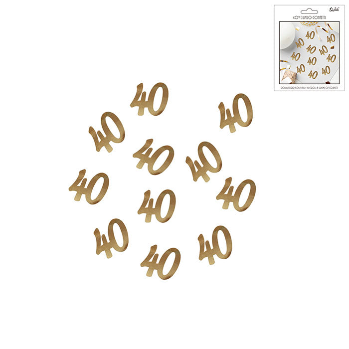 Numbered Jumbo Confetti | The French Kitchen Castle Hill