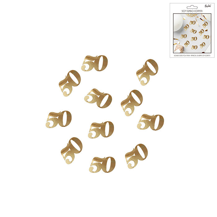 Numbered Jumbo Confetti | The French Kitchen Castle Hill