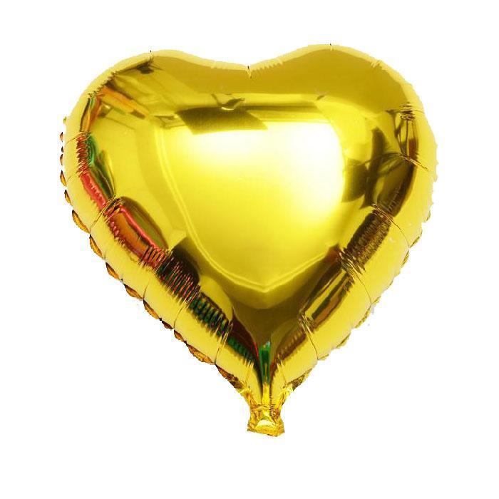 Foil Heart Balloons | Gold | Party | Shop Balloons @ The French Kitchen Castle Hill