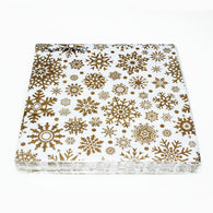 Gold Snowflake Napkins | The French Kitchen Castle Hill