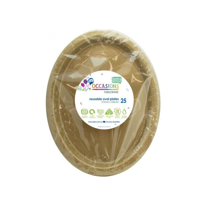 Oval Dinner Plate 20pk