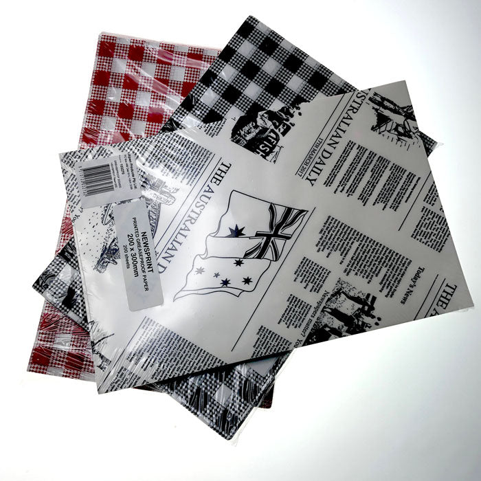 Printed Greaseproof paper | The French Kitchen Castle Hill