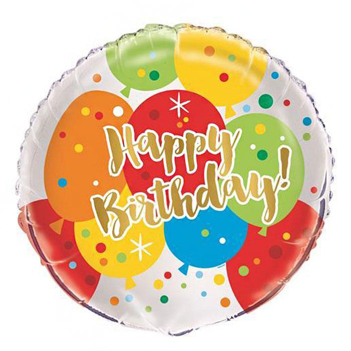 Rainbow Happy Birthday Balloons |18" Foil