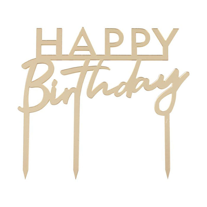 Happy Birthday Cake Topper | The French Kitchen Castle Hill