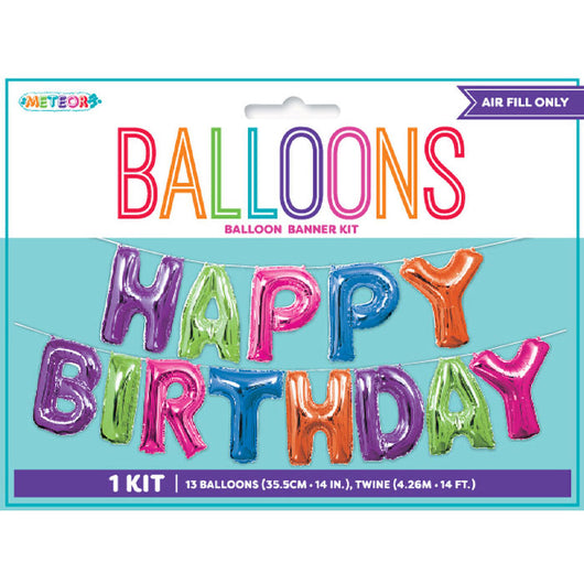Happy Birthday Balloon Banner Kit | The French Kitchen Castle Hill