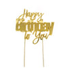 Metal "Happy Birthday to you" Cake Topper