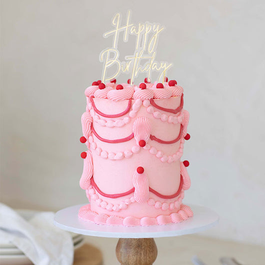 Happy Birthday Cake Topper | The French Kitchen Castle Hill