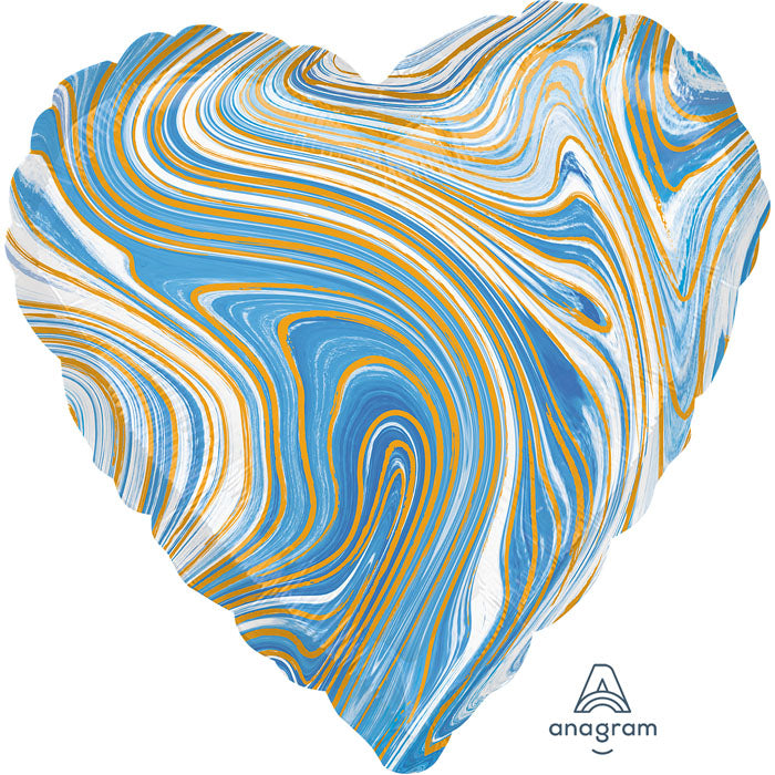 Marblez Blue Heart Foil