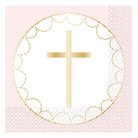 Pink Cross Napkins | The French Kitchen Castle Hill