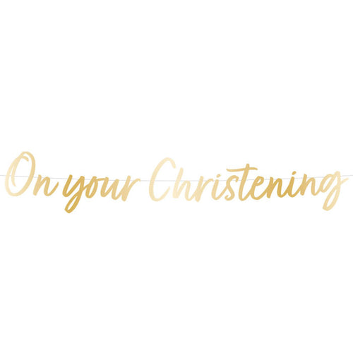 "On Your Christening" Banner | The French Kitchen Castle Hill