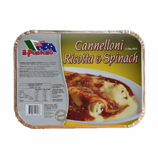 Spinach & Ricotta Cannelloni 2.2kg