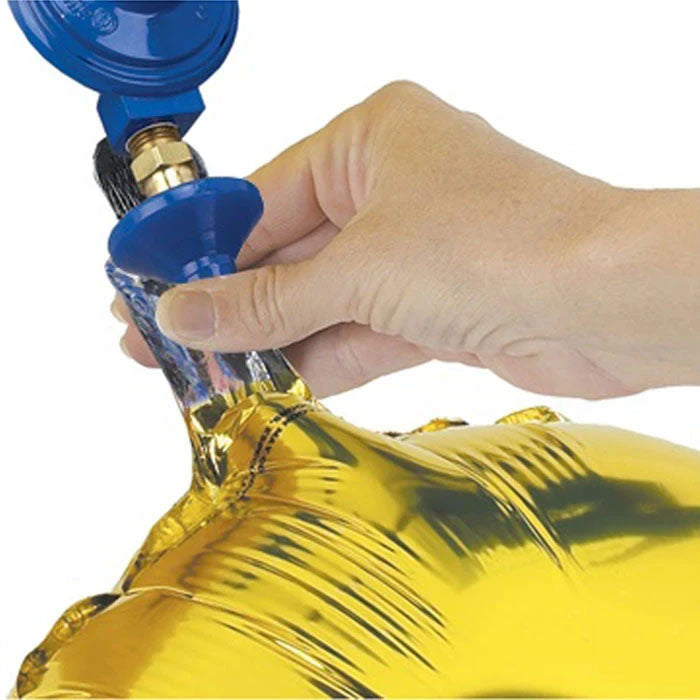 Helium Inflation for Orbz Balloon