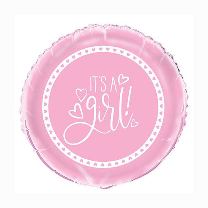 Baby Shower | It's a Girl | 45 cm Foil Balloon