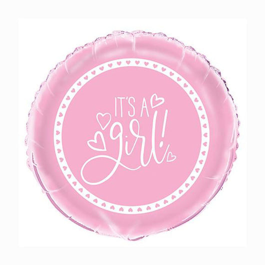 It's a girl Foil Balloon | The French Kitchen Castle Hill