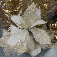 Ivory Glitter Flower | The French Kitchen Castle Hill