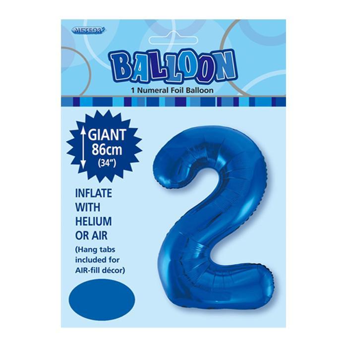 Jumbo Blue Foil 2 Balloon