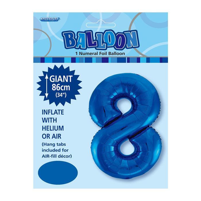Jumbo Blue Foil 8 Balloon