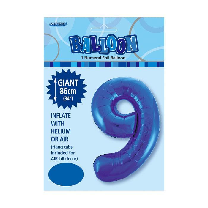 Jumbo Blue Foil 9 Balloon