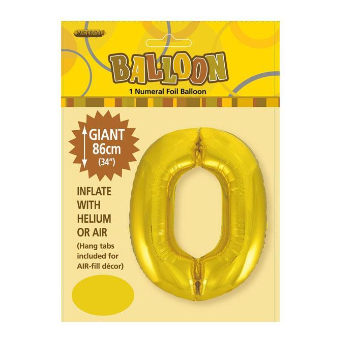 Gold Jumbo Number Foils