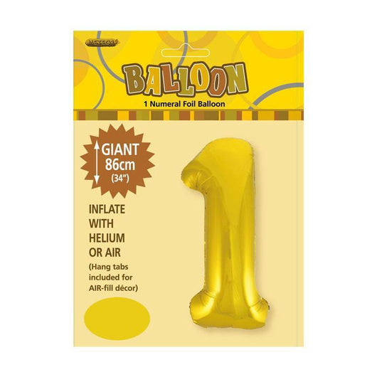 Gold Jumbo Number Foils
