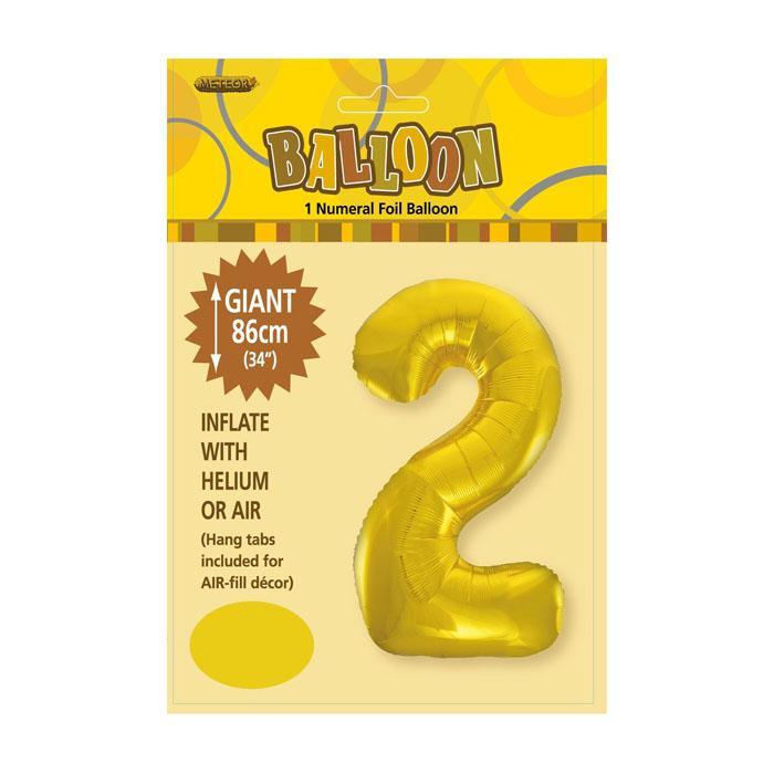 Gold Jumbo Number Foils