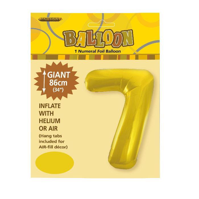 Gold Jumbo Number Foils