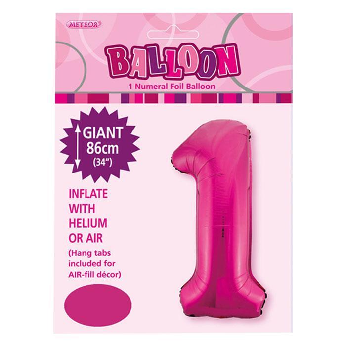 Jumbo Pink Foil 1 Balloon