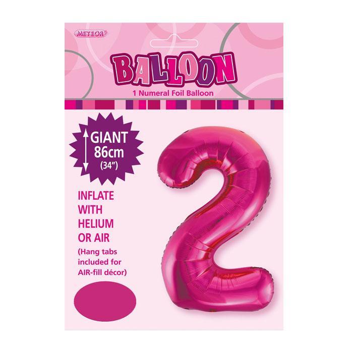 Jumbo Pink Foil 2 Balloon