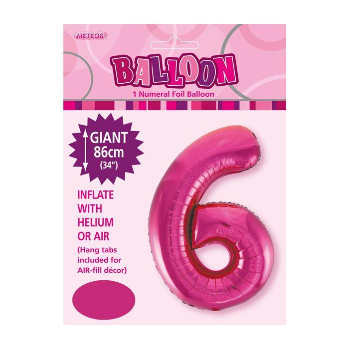 Jumbo Pink Foil 6 Balloon