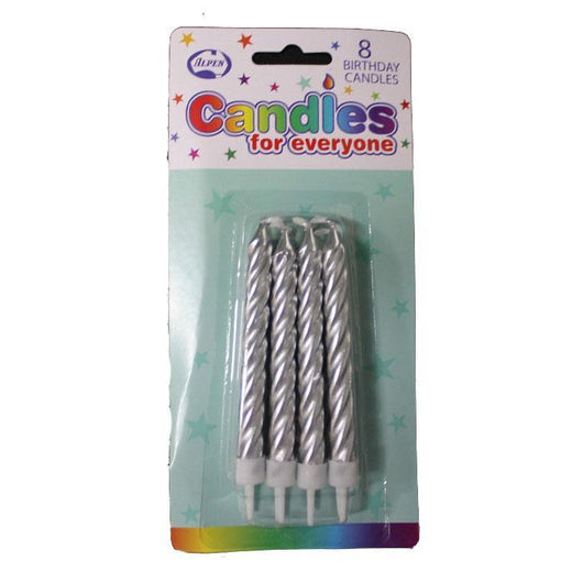 Jumbo Metallic Birthday Candles