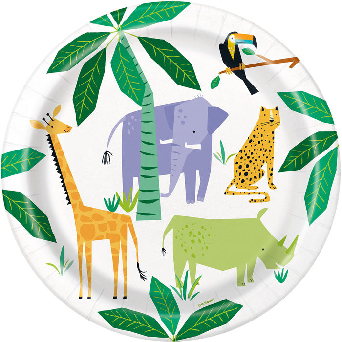 Safari Themed Paper Plate | The French Kitchen Castle Hill