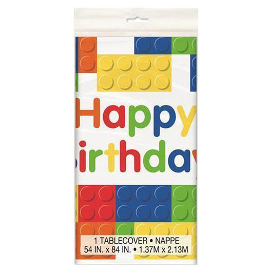 Happy Birthday Lego Table Cover