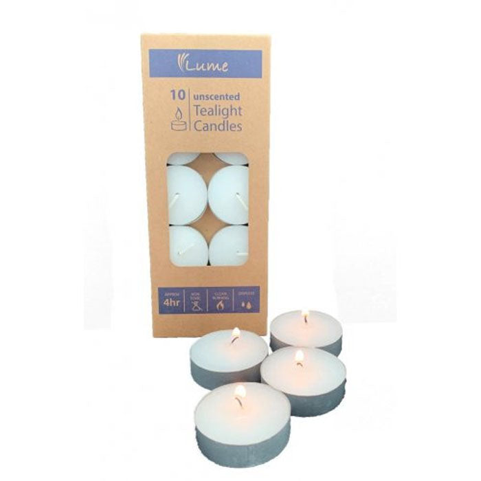 10pk Tea Light Candles | 9hr Burning
