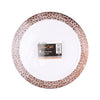 Rose Gold Reusable Plates | 9" Round