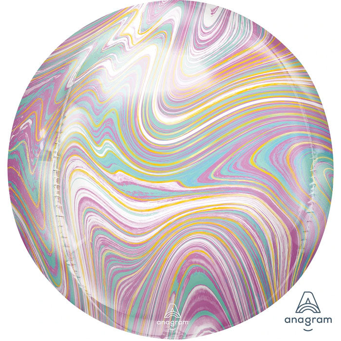 Pastel Marble Orb Balloon