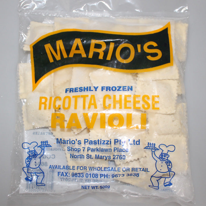 Cheese & Spinach Ravioli
