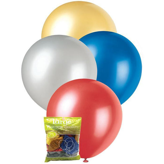 Mixed Metallic Balloons