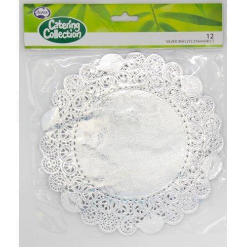 Metallic Paper Doyleys 12 Pack