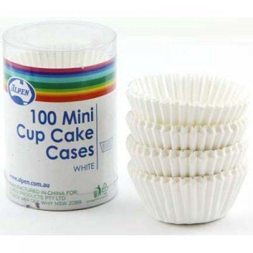 Mini Cupcake Cases White