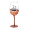 Ombre Wine Glass | Rose Gold