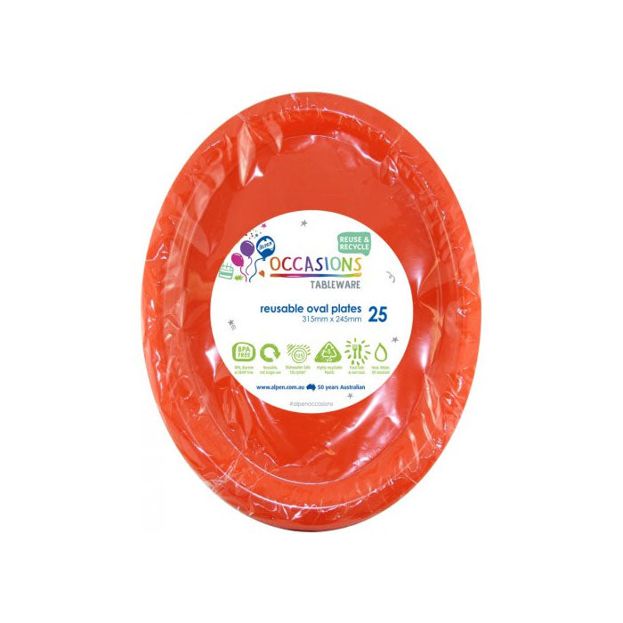 Oval Dinner Plate 20pk